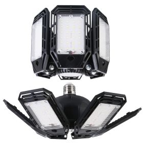 2 Packs LED Garage Lights 160W LED Shop Light Deformable E26/E27 Garage Ceiling Lights with 6 Adjustable Lighting Blades for Garage Basement Shop (Type: Garage Light)